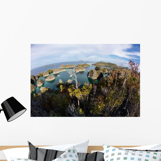 Limestone Islands Surround Beautiful Wall Decal Design 6