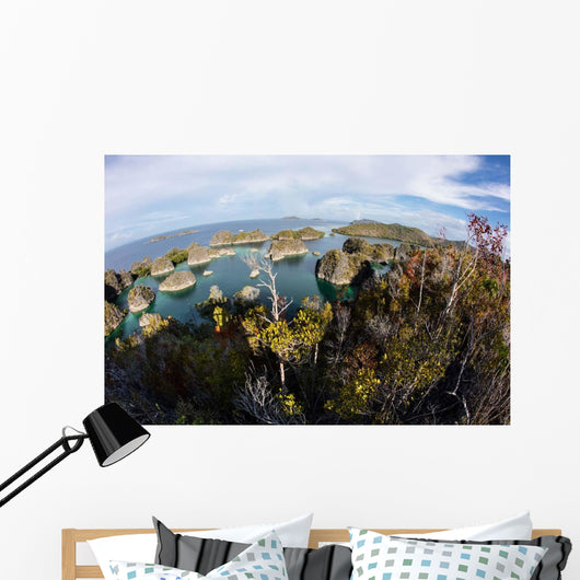 Limestone Islands Surround Beautiful Wall Decal Design 6