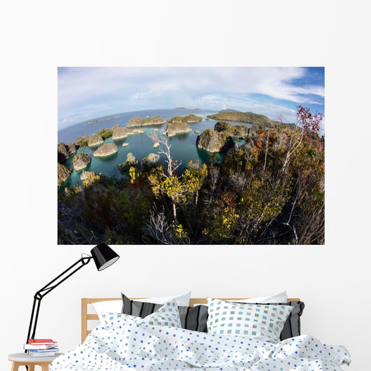 Limestone Islands Surround Beautiful Wall Decal Design 6