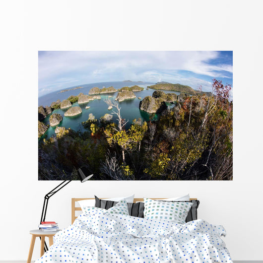 Limestone Islands Surround Beautiful Wall Decal Design 6