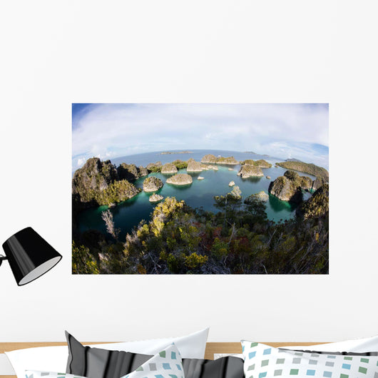 Limestone Islands Surround Beautiful Wall Decal Design 5