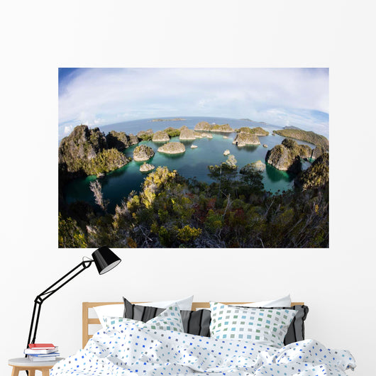 Limestone Islands Surround Beautiful Wall Decal Design 5
