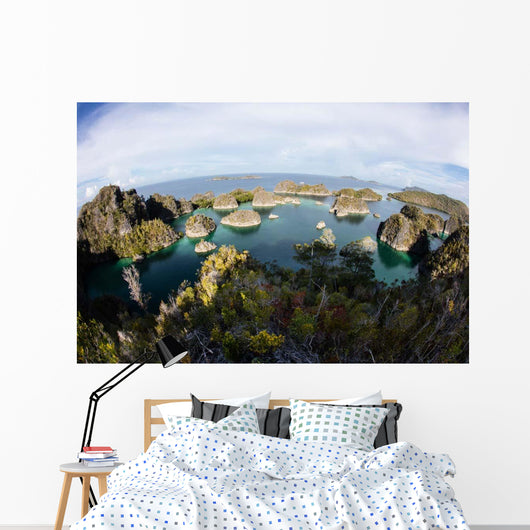 Limestone Islands Surround Beautiful Wall Decal Design 5