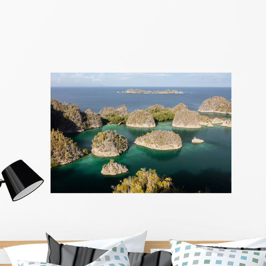 Limestone Islands Surround Beautiful Wall Decal Design 4