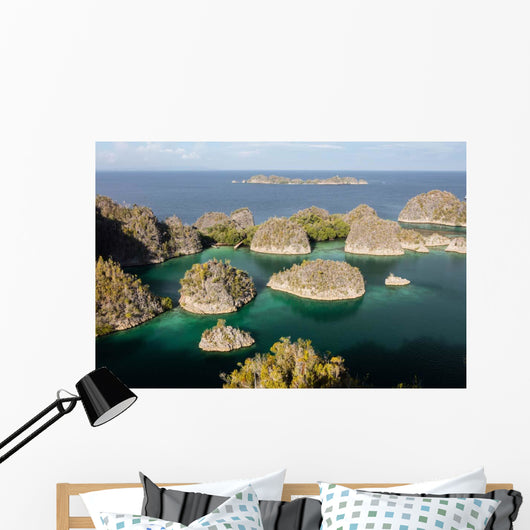 Limestone Islands Surround Beautiful Wall Decal Design 4