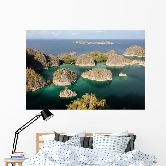 Limestone Islands Surround Beautiful Wall Decal Design 4