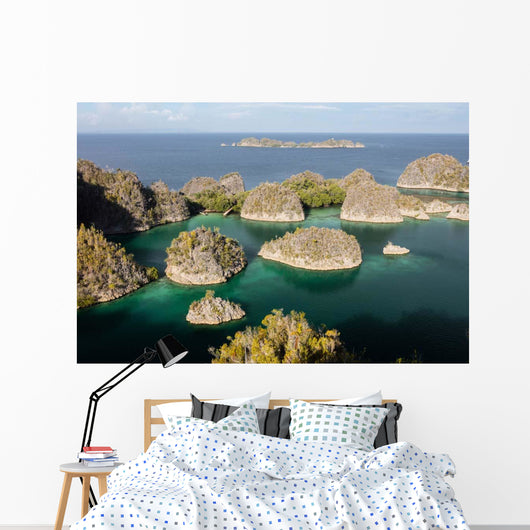 Limestone Islands Surround Beautiful Wall Decal Design 4