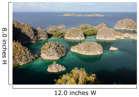 Limestone Islands Surround Beautiful Wall Decal Design 4