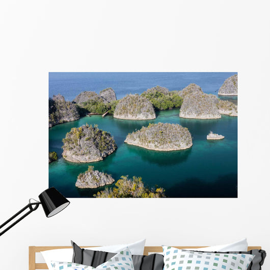Limestone Islands Surround Beautiful Wall Decal Design 3