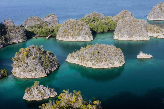 Limestone Islands Surround Beautiful Wall Decal Design 3
