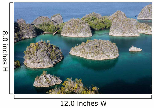 Limestone Islands Surround Beautiful Wall Decal Design 3