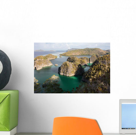 Limestone Islands Surround Beautiful Wall Decal Design 2