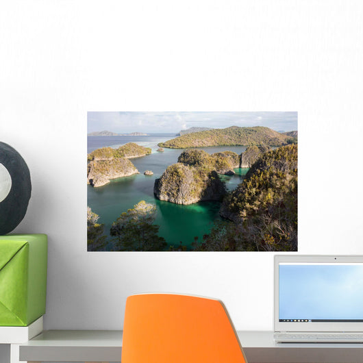 Limestone Islands Surround Beautiful Wall Decal Design 2