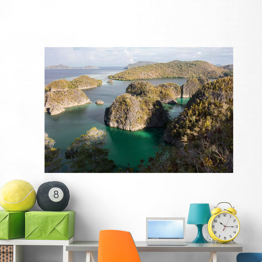 Limestone Islands Surround Beautiful Wall Decal Design 2