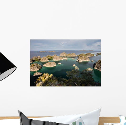 Limestone Islands Surround Beautiful Wall Decal Design 1