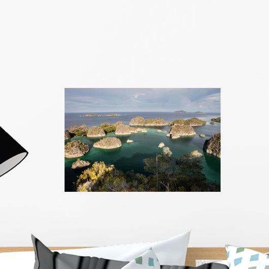 Limestone Islands Surround Beautiful Wall Decal Design 1