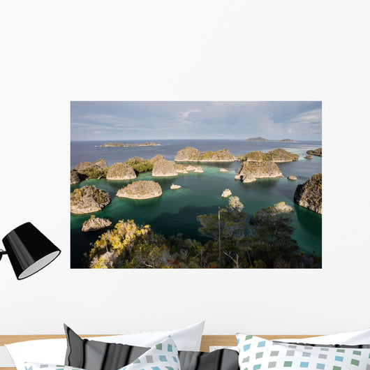 Limestone Islands Surround Beautiful Wall Decal Design 1