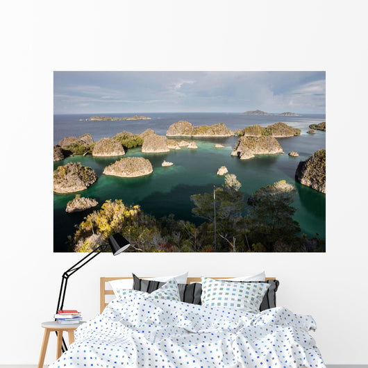 Limestone Islands Surround Beautiful Wall Decal Design 1
