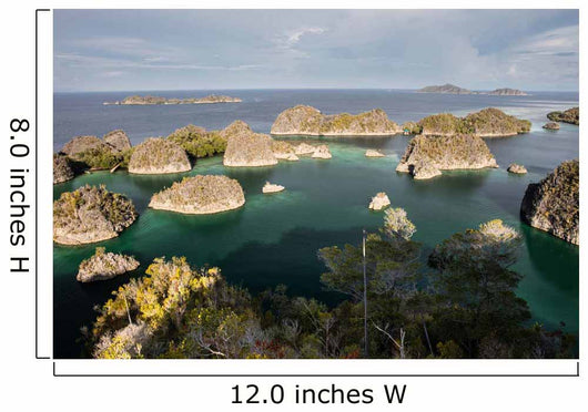 Limestone Islands Surround Beautiful Wall Decal Design 1