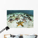 Chocolate Chip Starfish Cling Landscape Wall Decal