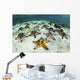 Chocolate Chip Starfish Cling Landscape Wall Decal
