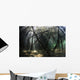 Bright Sunbeams Filter Plant Close-up Wall Decal