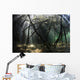 Bright Sunbeams Filter Plant Close-up Wall Decal