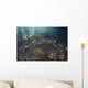 Upside-down Jellyfish Lay Seafloor Wall Decal
