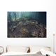 Upside-down Jellyfish Lay Seafloor Wall Decal