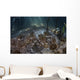 Upside-down Jellyfish Lay Seafloor Sunbeams Wall Decal