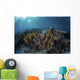 Beautiful and Fragile Coral Light Rays Wall Decal
