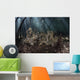 Pair Hell's Fire Anemones Sunbeams Wall Decal