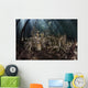 Pair Hell's Fire Anemones Wall Decal