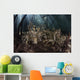 Pair Hell's Fire Anemones Wall Decal