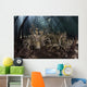 Pair Hell's Fire Anemones Wall Decal