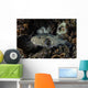 Large Map Pufferfish Swims Wall Decal