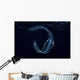 Irridescent Venus Girdle Drifting in Water Wall Decal