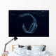 Irridescent Venus Girdle Drifting in Water Wall Decal