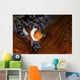 False Clownfish Swims in Anemone Wall Decal