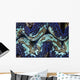 Detail Colorful Giant Clam Blue Wall Decal
