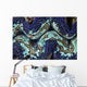 Detail Colorful Giant Clam Blue Wall Decal
