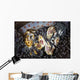 Pair Porcelain Crabs Cling Wall Decal