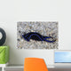 Blue Velvet Head Shield Horizontal Wall Decal