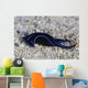 Blue Velvet Head Shield Horizontal Wall Decal