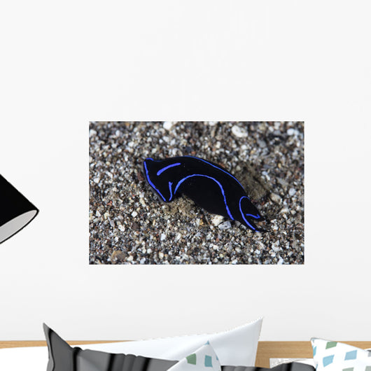 Blue Velvet Head Shield Wall Decal