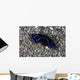 Blue Velvet Head Shield Wall Decal