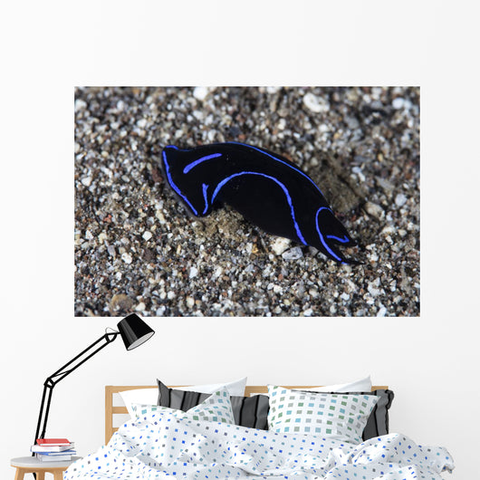 Blue Velvet Head Shield Wall Decal