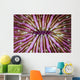 Detail Beautiful Mushroom Coral Horizontal Wall Decal