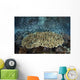 School Blue-green Damselfish Swimming Wall Decal