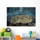 School Blue-green Damselfish Swimming Wall Decal